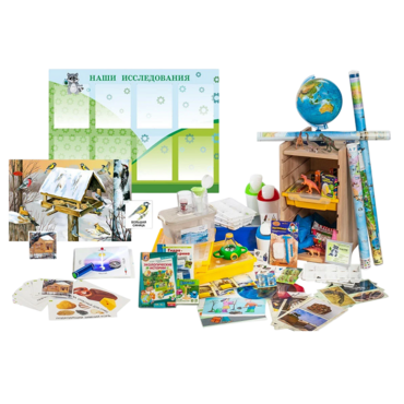 Учебно-методический набор для проектной деятельности в ДОО №3–ЕН (география, экология, геология, палеонтология) - «globural.ru» - Архангельск