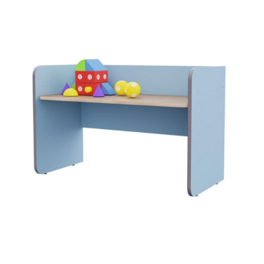 Стол для речевых игр из коллекции «НЕГА» (цвет голубой) - «globural.ru» - Архангельск