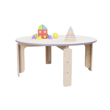 Круглый растущий стол из коллекции «НЕГА» р.гр. 0-1 (цвет бежевый) - «globural.ru» - Архангельск