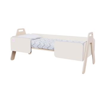 Кровать детская из коллекции «НЕГА» (цвет бежевый) - «globural.ru» - Архангельск