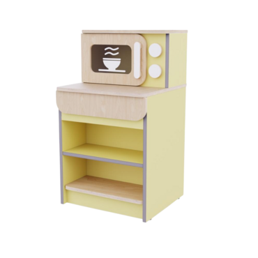 Модуль с микроволновкой из коллекции «НЕГА» (желтый) - «globural.ru» - Архангельск