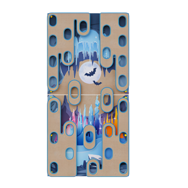 Скалодром для детей «Кунгурская пещера на Урале» из серии «Моя Россия» - «globural.ru» - Архангельск