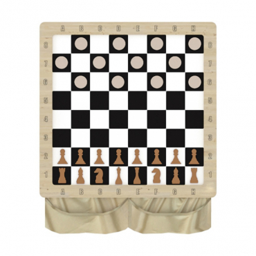 Настенная игра «2 в 1 шашки + шахматы» - «globural.ru» - Архангельск