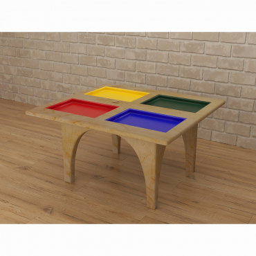Игровой стол для занятий сенсорной интеграцией 4 цвета - «globural.ru» - Архангельск