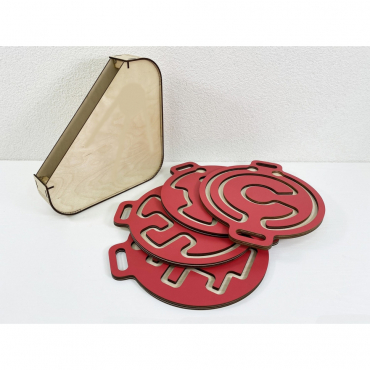 Комплект ручных балансиров для детей «Балу» (красный, 4 шт.) - «globural.ru» - Архангельск