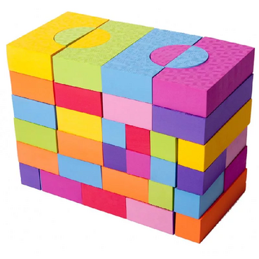 Конструктор мягкий 56 блоков - «globural.ru» - Архангельск