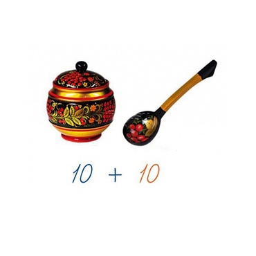 Счетный материал на магнитах "Хохлома" - «globural.ru» - Архангельск