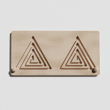 Такт-панель "Треугольный лабиринт №14" - «globural.ru» - Архангельск