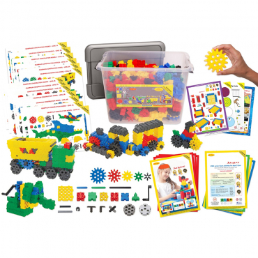 Конструктор STEM «Комбинированный» 480 деталей - «globural.ru» - Архангельск