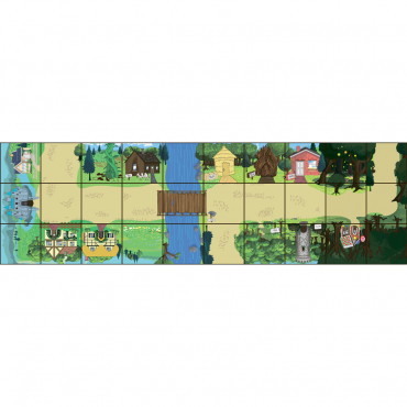 Тематическое поле-маршрутизатор «Сказка» для мини-робота Bee-Bot - «globural.ru» - Архангельск