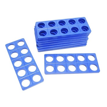 Нумирошка. Набор из 10 пластиковых форм - «Десятки» по методике Нумикон - «globural.ru» - Архангельск