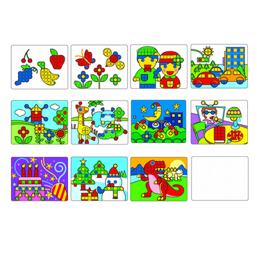 Рабочие карточки для набора "Геометрической фигуры" - «globural.ru» - Архангельск