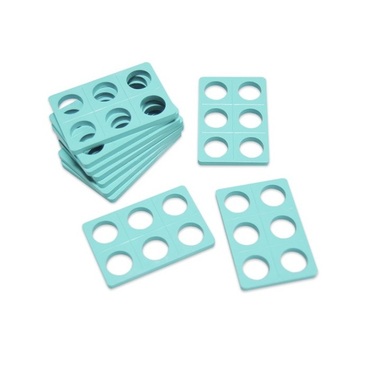 Нумирошка. Набор из 10 пластиковых форм - «Шестерки» по методике Нумикон - «globural.ru» - Архангельск