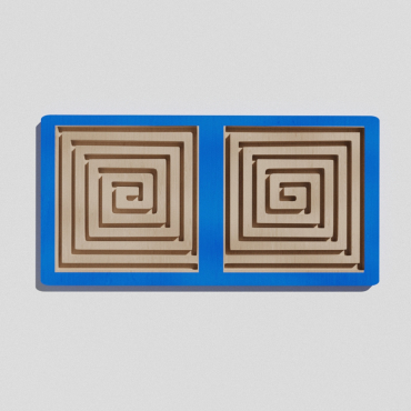 Такт-панель "Синий лабиринт № 3" - «globural.ru» - Архангельск