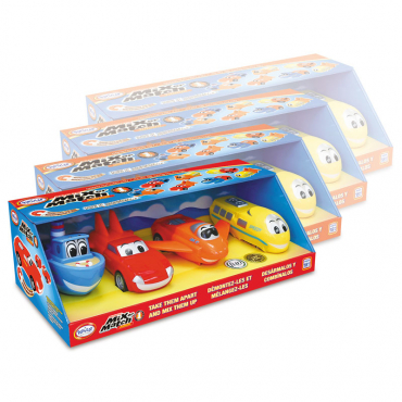 Магнитный конструктор Транспорт "Смешай и собери". Малыш. Комплект на группу 3-5 лет. - «globural.ru» - Архангельск