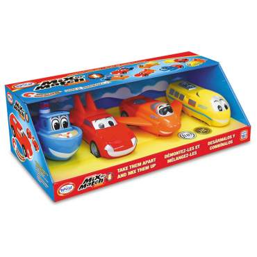 Магнитный конструктор Транспорт "Смешай и собери". Малыш. Стартовый набор 3-5 лет. - «globural.ru» - Архангельск