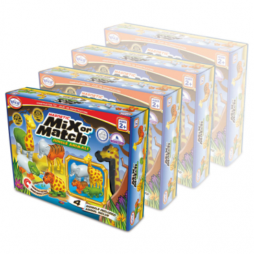 Магнитный конструктор "Смешай и собери" Животные . Комплект на группу - «globural.ru» - Архангельск