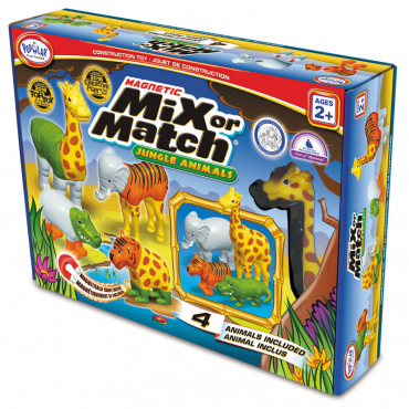 Магнитный конструктор "Смешай и собери". Животные. Стартовый набор - «globural.ru» - Архангельск