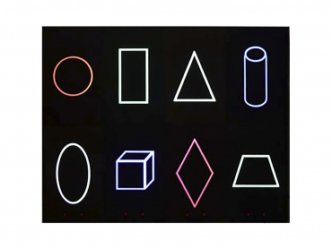 Панель "Цветные фигуры-8" (вариант 1) - «globural.ru» - Архангельск