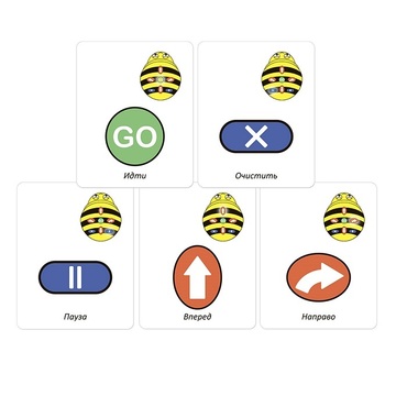 Набор карточек для программирования мини-робота Bee-Bot - «globural.ru» - Архангельск