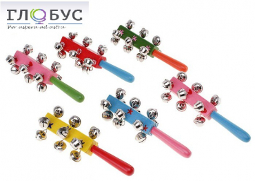 Набор "Погремушка с колокольчиками и ручкой" - «globural.ru» - Архангельск