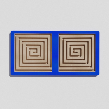 Такт-панель "Синий лабиринт №4" - «globural.ru» - Архангельск