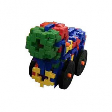Набор для конструирования «Строительные интерактивные блоки стандарт» Комплект №3 "Машинка с колесами" - «globural.ru» - Архангельск