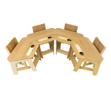 Комплект детских столов и стульев для детей с 3 до 7 лет (4 комплекта)  - «globural.ru» - Архангельск