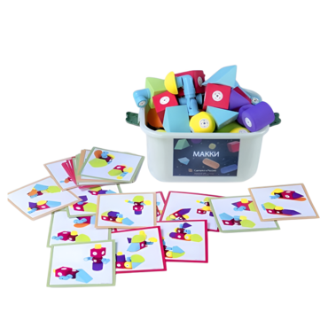 Мягкий магнитный конструктор "Макки 60" - «globural.ru» - Архангельск