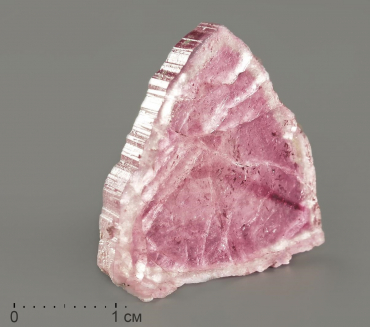 Турмалин (рубеллит), полированный срез - «globural.ru» - Архангельск