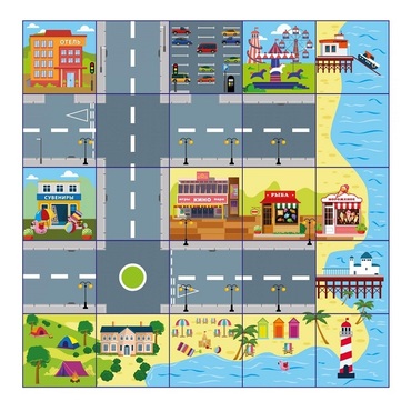 Коврик для логобота Пчелка "Пляж" - «globural.ru» - Архангельск