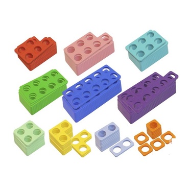 Нумирошка. Набор цветных пластиковых форм 100 штук по методике Нумикон - «globural.ru» - Архангельск