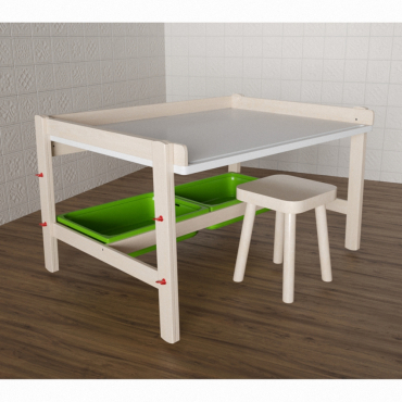 Стол растущий на регулируемых ножках «Снежок №1» - «globural.ru» - Архангельск