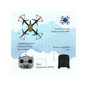 Образовательный набор квадрокоптера EdDron First (без пайки) - «globural.ru» - Архангельск
