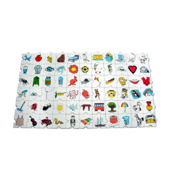 Образовательный конструктор "Мои первые слова" 66 деталей - «globural.ru» - Архангельск