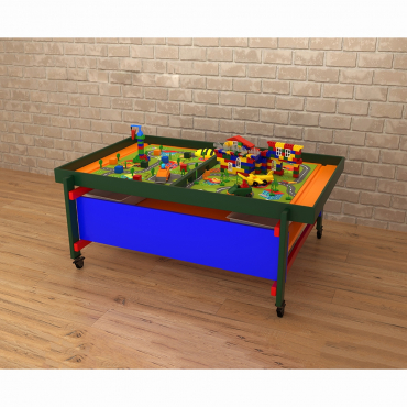 STEAM Многофункциональный стол Весёлые пчёлки оранжевый - «globural.ru» - Архангельск