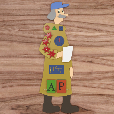 Бизиборд "Почтальон Печкин" - «globural.ru» - Архангельск