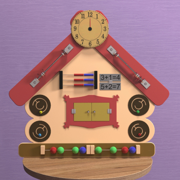 Бизиборд "Теремок" - «globural.ru» - Архангельск