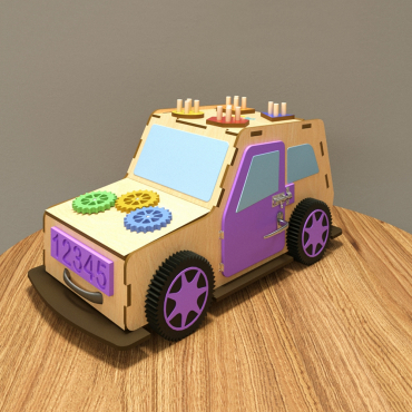 Бизикуб мобильный "Машинка" - «globural.ru» - Архангельск