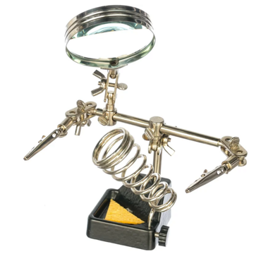 Держатель "Третья рука" с лупой - «globural.ru» - Архангельск