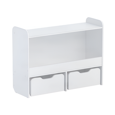 Стеллаж для игрушек и пособий "Росток 1" (белый) - «globural.ru» - Архангельск