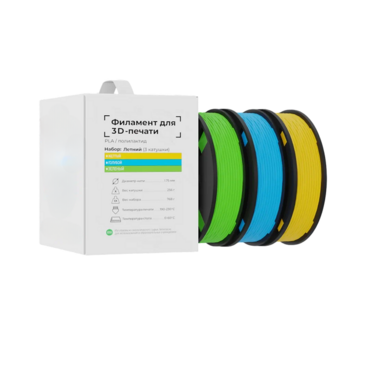 Набор Филамента для 3D-Печати "Летний" - «globural.ru» - Архангельск