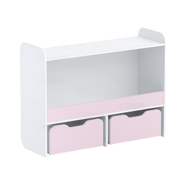 Стеллаж для игрушек и пособий "Росток 1" (белый/зефир) - «globural.ru» - Архангельск