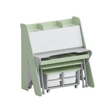 Набор мебели «Конструкторское бюро» (серый/фисташковый) - «globural.ru» - Архангельск