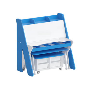 Набор мебели «Конструкторское бюро» (белый/синий) - «globural.ru» - Архангельск