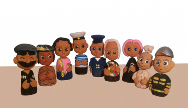 Дополнительный набор глиняных человечков для сказкотерапии и песочной терапии - «globural.ru» - Архангельск