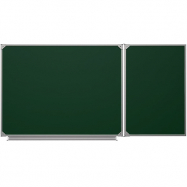 Меловая доска аудиторная двухэлементная магнитная зеленая полимерная - «globural.ru» - Архангельск