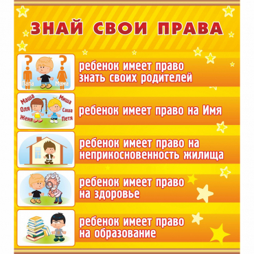 Стенд "Знай свои права" - «globural.ru» - Архангельск