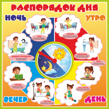 Стенд "Распорядок дня" - «globural.ru» - Архангельск