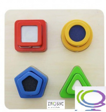 Панель "Тактильные геометрические фигуры" - «globural.ru» - Архангельск